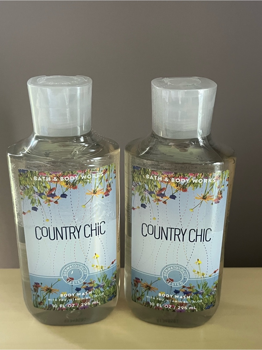 Two New Bath & Body Works Country Chic Body Washes Retired Scent